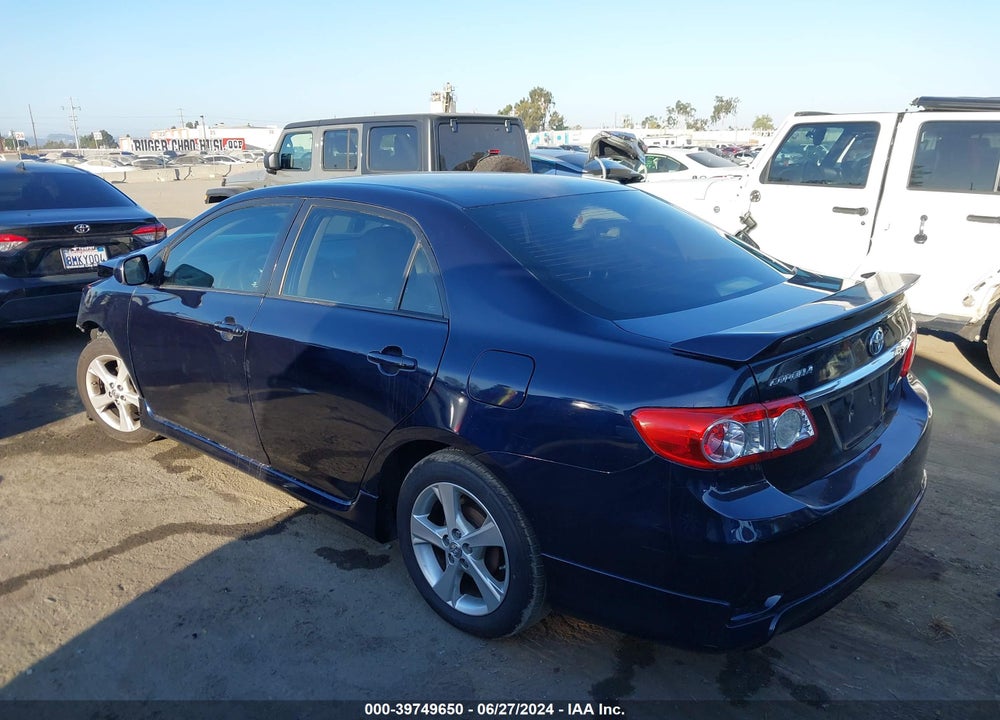 2011 TOYOTA COROLLA S VIN: 2T1BU4EE0BC739886