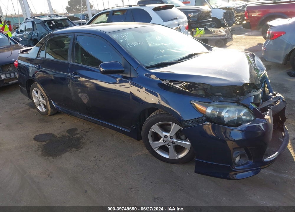2011 TOYOTA COROLLA S VIN: 2T1BU4EE0BC739886