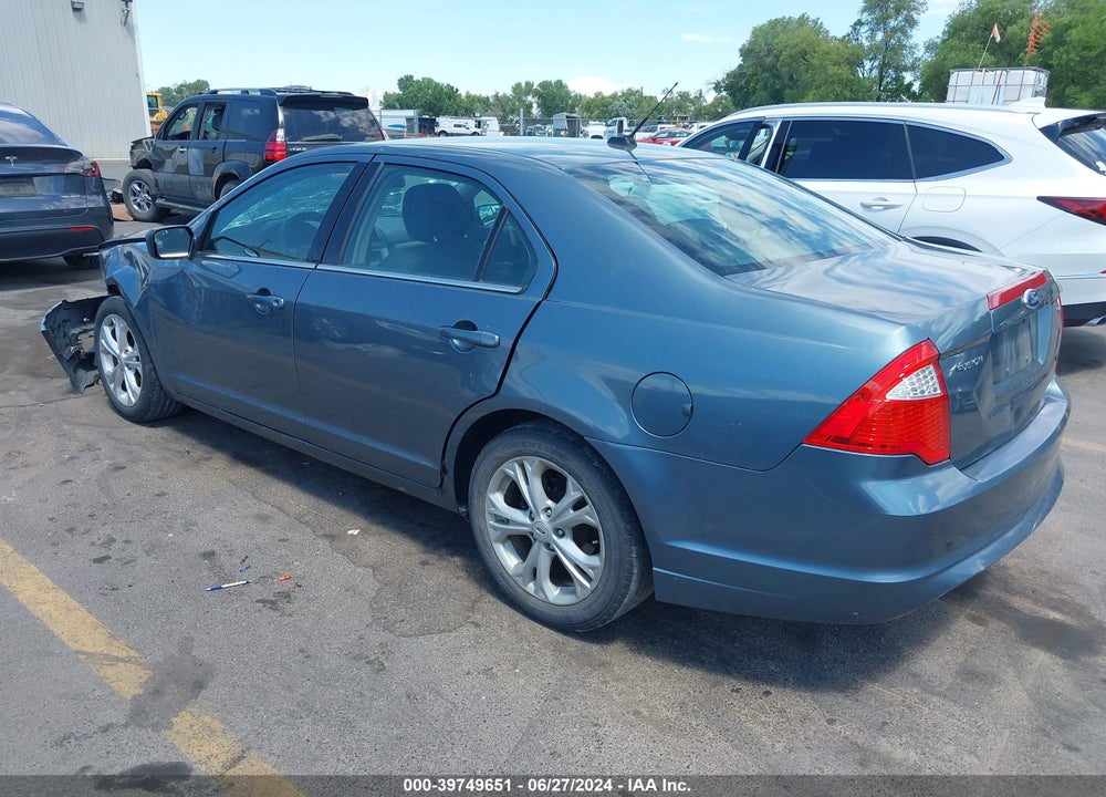 2012 FORD FUSION SE VIN: 3FAHP0HA5CR248914