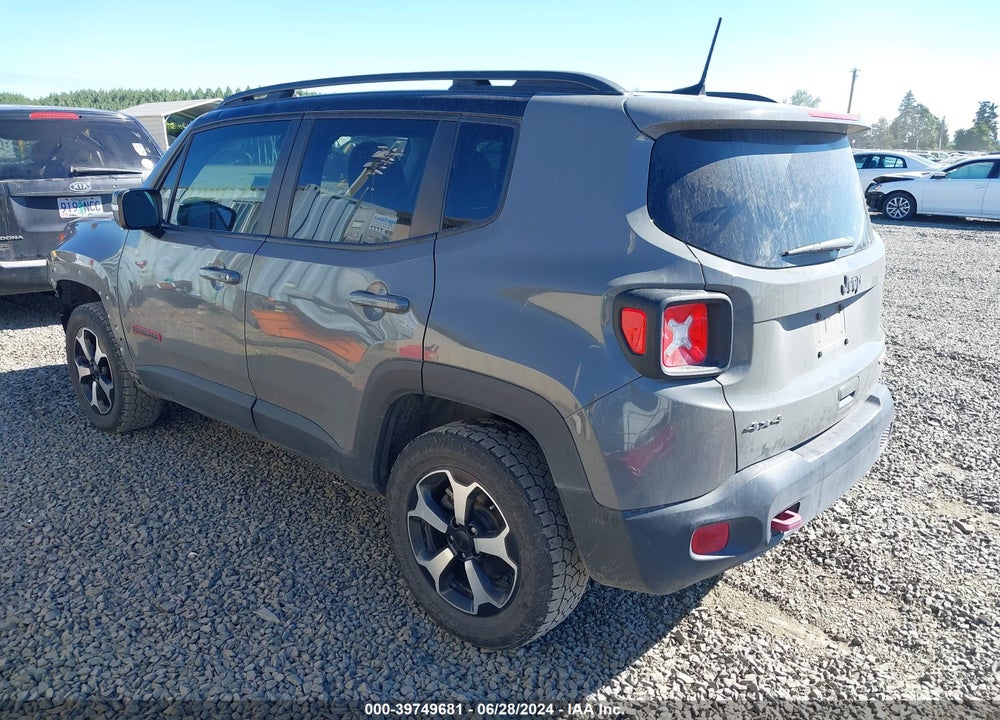 2019 JEEP RENEGADE TRAILHAWK 4X4 VIN: ZACNJBC18KPK43276