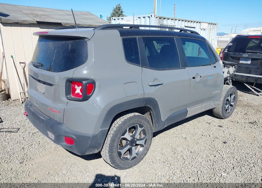 2019 JEEP RENEGADE TRAILHAWK 4X4 VIN: ZACNJBC18KPK43276