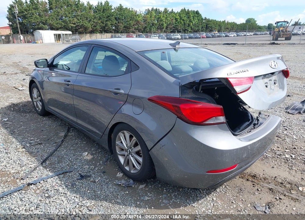 2014 HYUNDAI ELANTRA SE VIN: 5NPDH4AE1EH483472