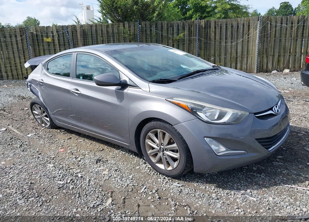 2014 HYUNDAI ELANTRA SE VIN: 5NPDH4AE1EH483472