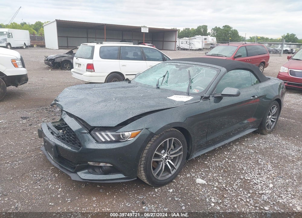 2016 FORD MUSTANG ECOBOOST PREMIUM VIN: 1FATP8UH1G5280781
