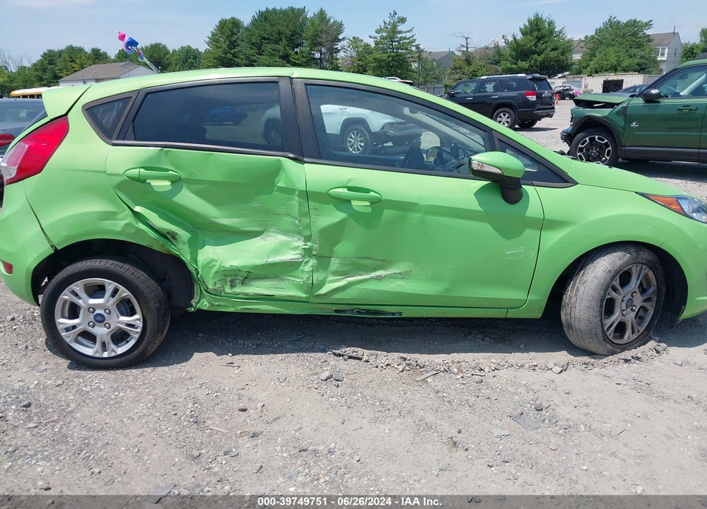 2015 FORD FIESTA SE VIN: 3FADP4EJXFM114993