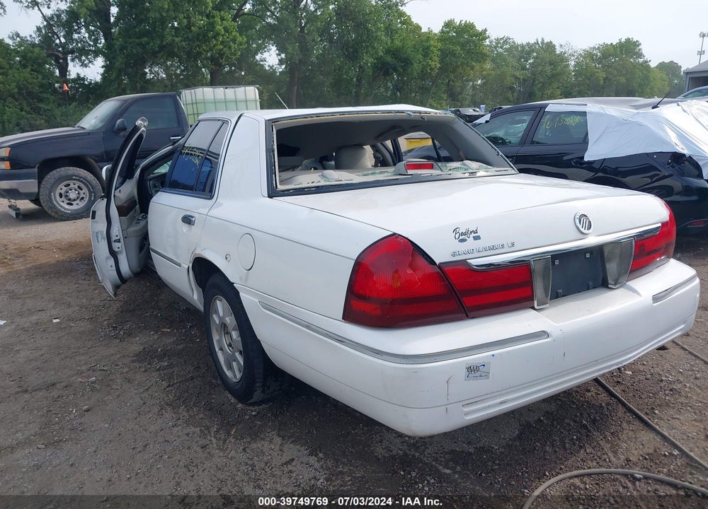 2003 MERCURY GRAND MARQUIS LS VIN: 2MEFM75W03X631808