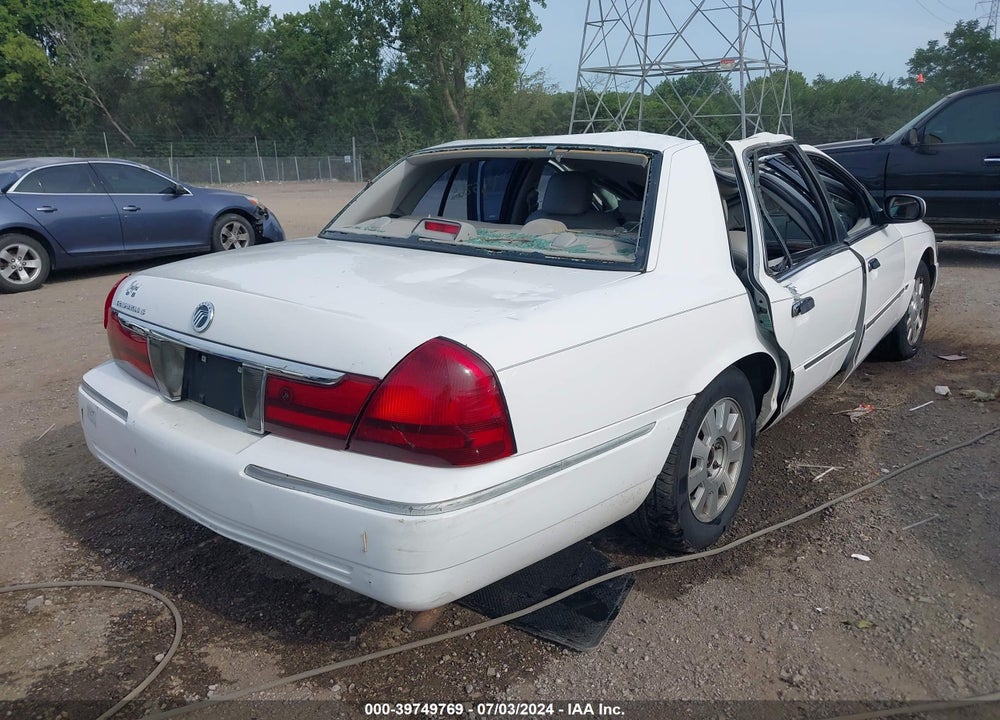 2003 MERCURY GRAND MARQUIS LS VIN: 2MEFM75W03X631808