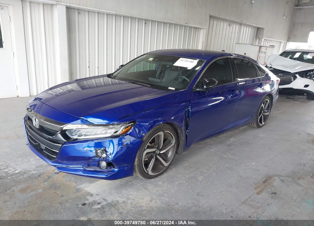 2022 HONDA ACCORD SPORT VIN: 1HGCV1F3XNA080030