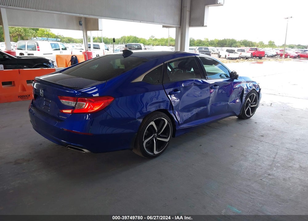 2022 HONDA ACCORD SPORT VIN: 1HGCV1F3XNA080030