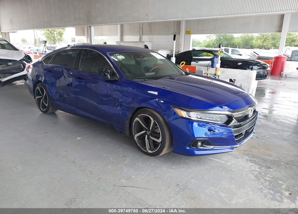 2022 HONDA ACCORD SPORT VIN: 1HGCV1F3XNA080030