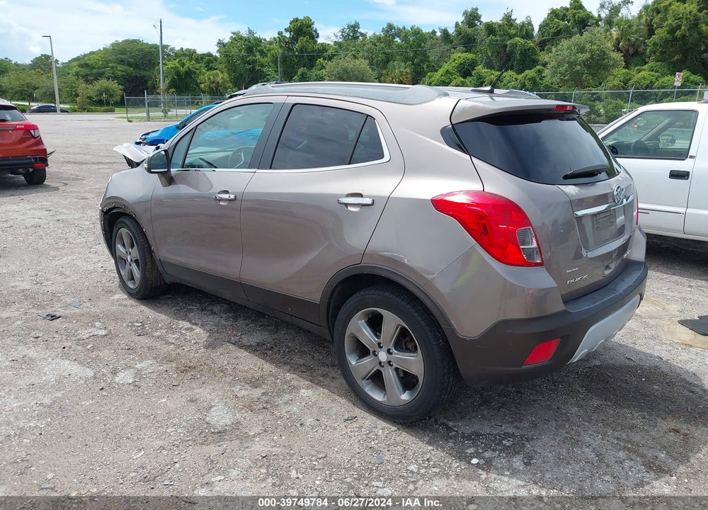2014 BUICK ENCORE VIN: KL4CJASB6EB595571