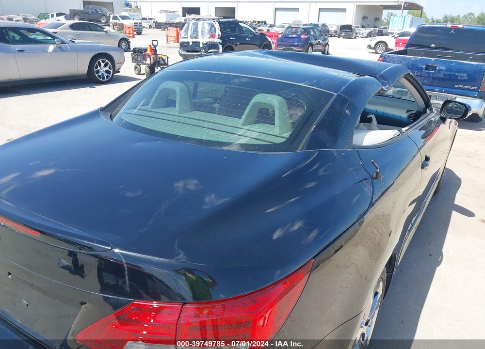 2010 LEXUS IS 350C VIN: JTHFE2C24A2503233