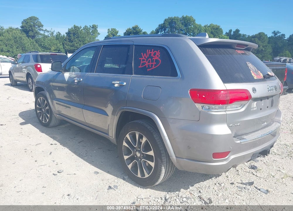 2017 JEEP GRAND CHEROKEE OVERLAND 4X4 VIN: 1C4RJFCG1HC684812