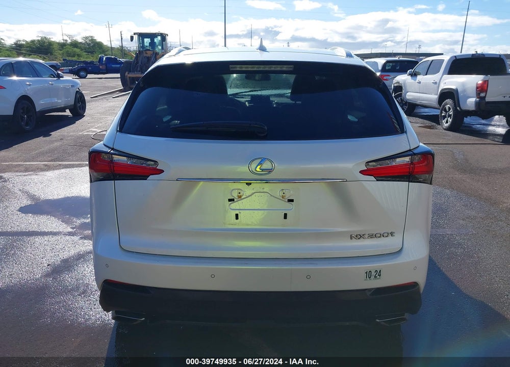 2017 LEXUS NX 200T F SPORT VIN: JTJYARBZ5H2061437