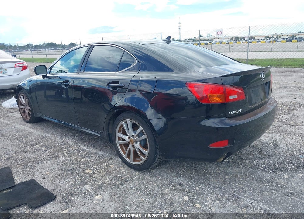 2007 LEXUS IS 250 VIN: JTHBK262X72042454
