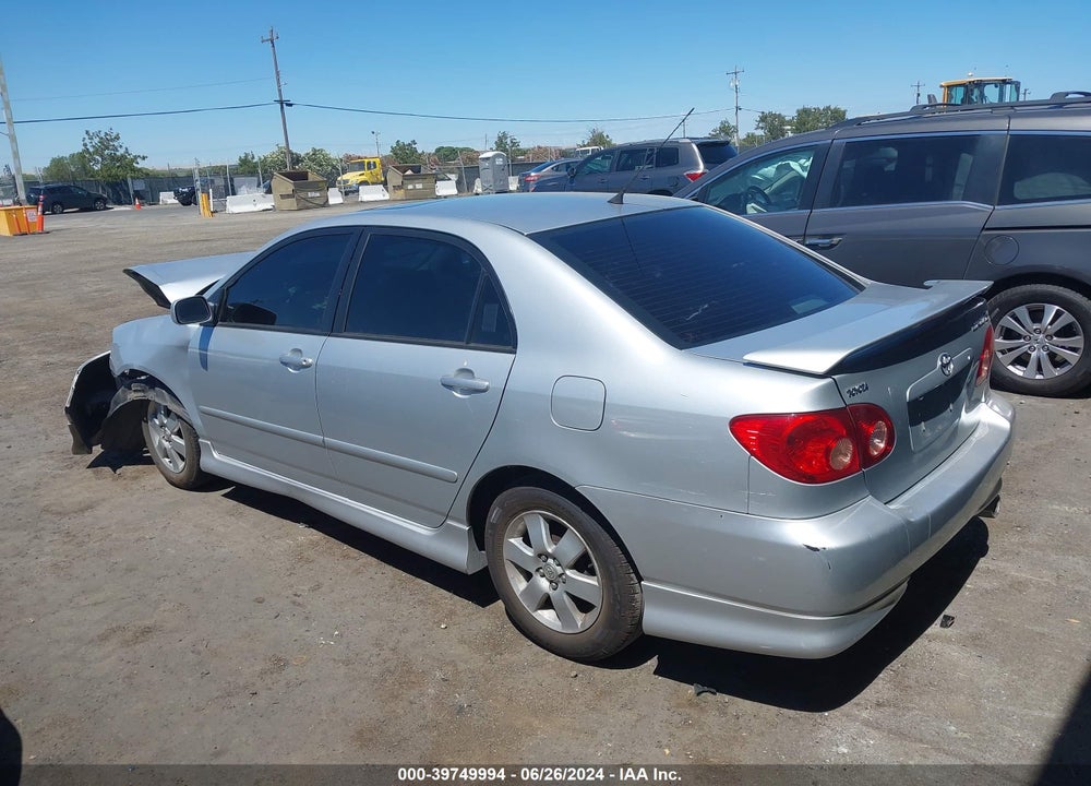 2005 TOYOTA COROLLA S VIN: 1NXBR32E35Z459060