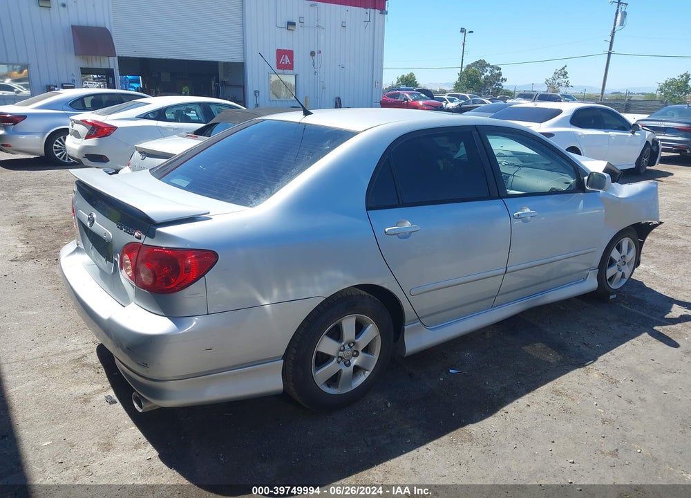 2005 TOYOTA COROLLA S VIN: 1NXBR32E35Z459060