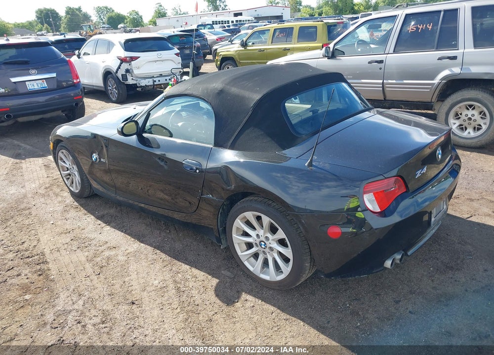2006 BMW Z4 3.0SI VIN: 4USBU53596LW91399