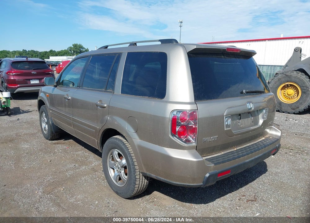 2006 HONDA PILOT EX VIN: 2HKYF18476H508377
