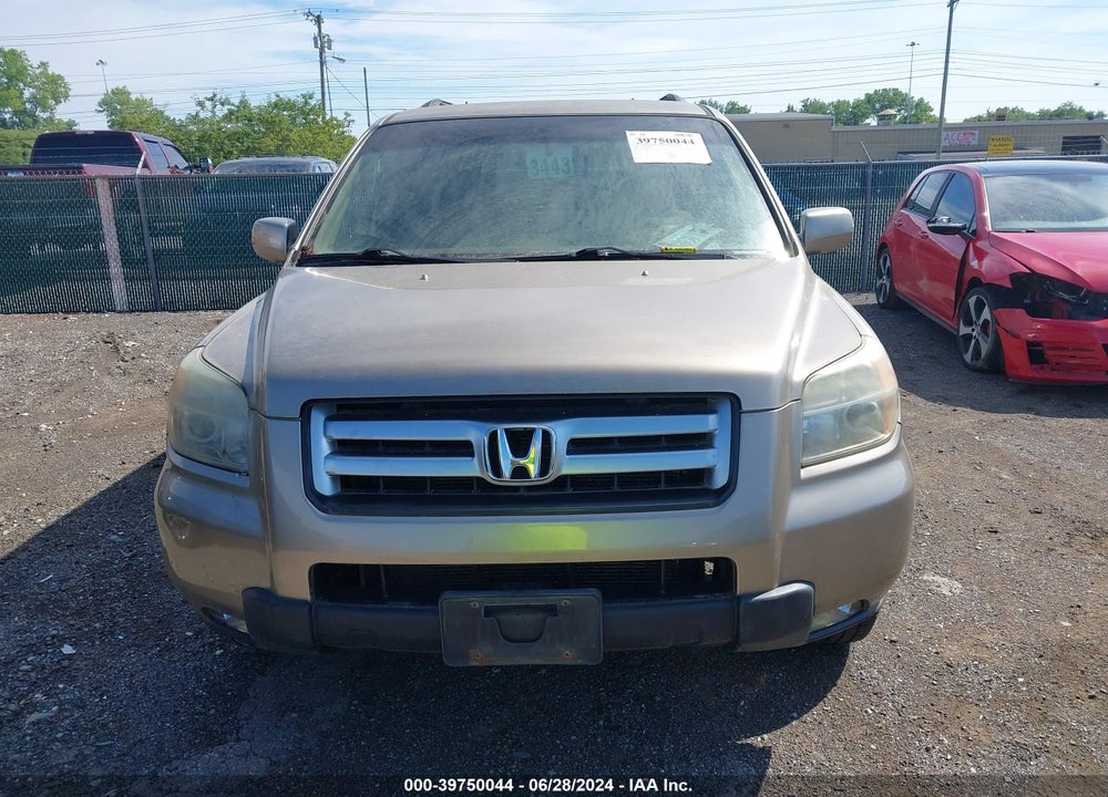 2006 HONDA PILOT EX VIN: 2HKYF18476H508377