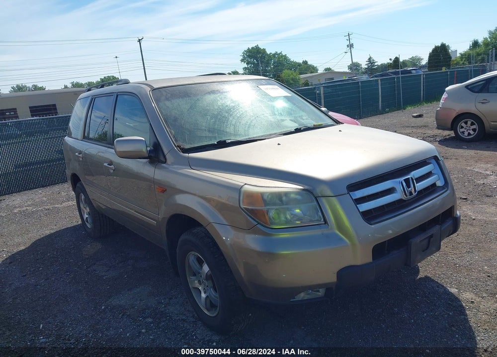 2006 HONDA PILOT EX VIN: 2HKYF18476H508377