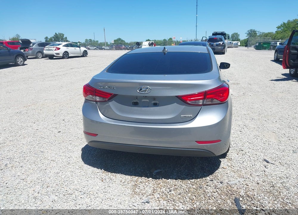 2015 HYUNDAI ELANTRA LIMITED VIN: 5NPDH4AE5FH625453