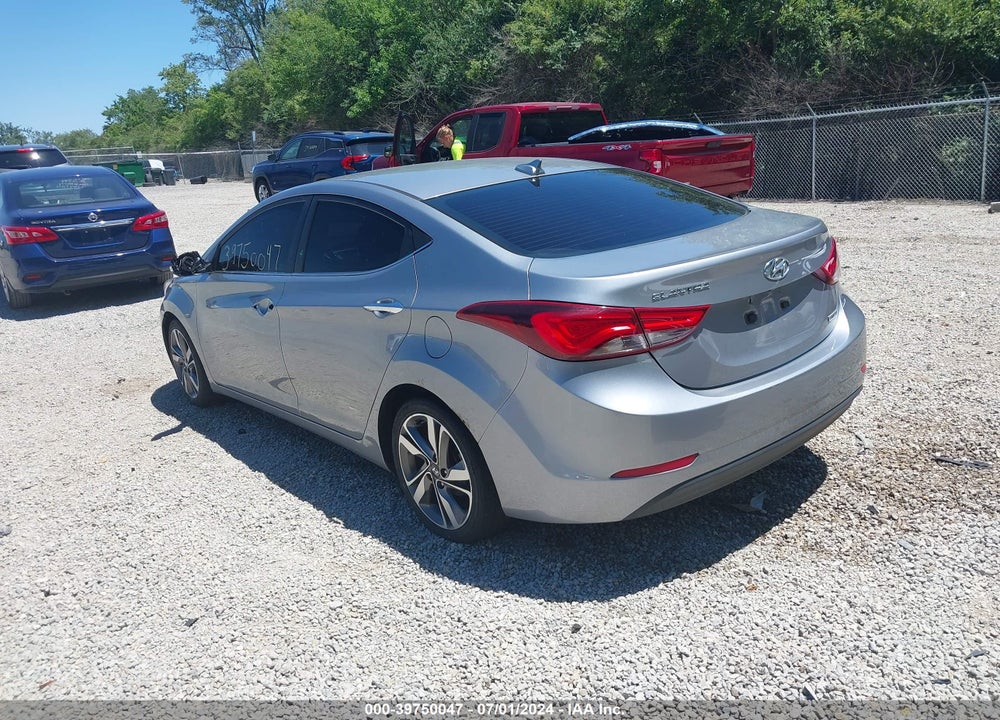 2015 HYUNDAI ELANTRA LIMITED VIN: 5NPDH4AE5FH625453