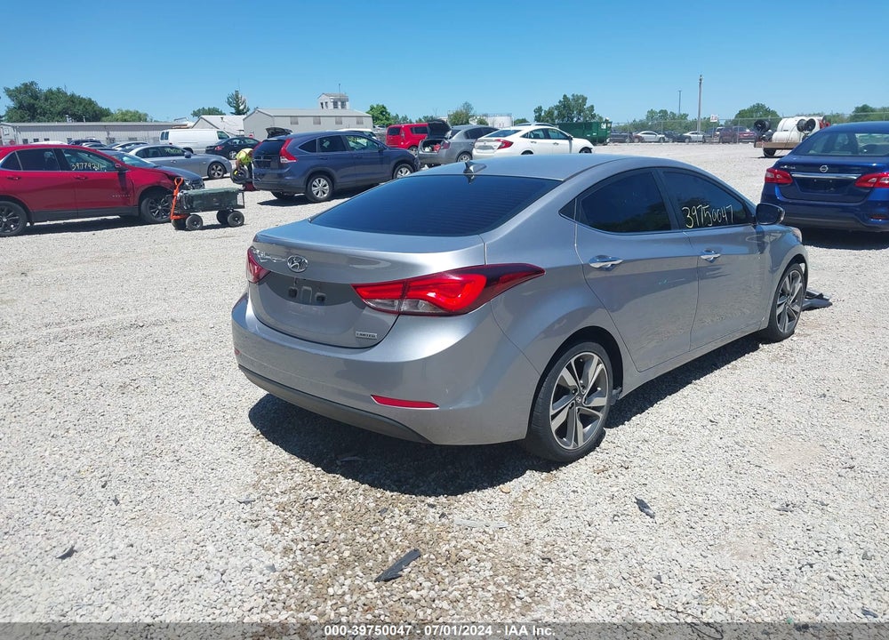 2015 HYUNDAI ELANTRA LIMITED VIN: 5NPDH4AE5FH625453