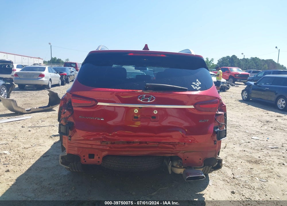 2019 HYUNDAI SANTA FE LIMITED 2.0T VIN: 5NMS53AA4KH067402