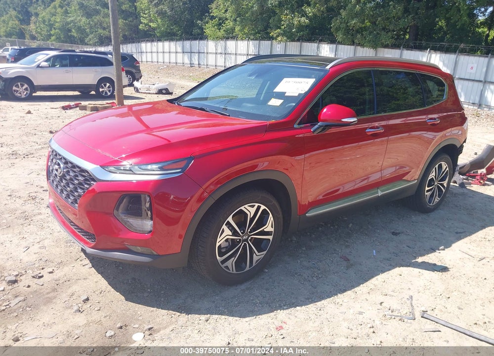 2019 HYUNDAI SANTA FE LIMITED 2.0T VIN: 5NMS53AA4KH067402