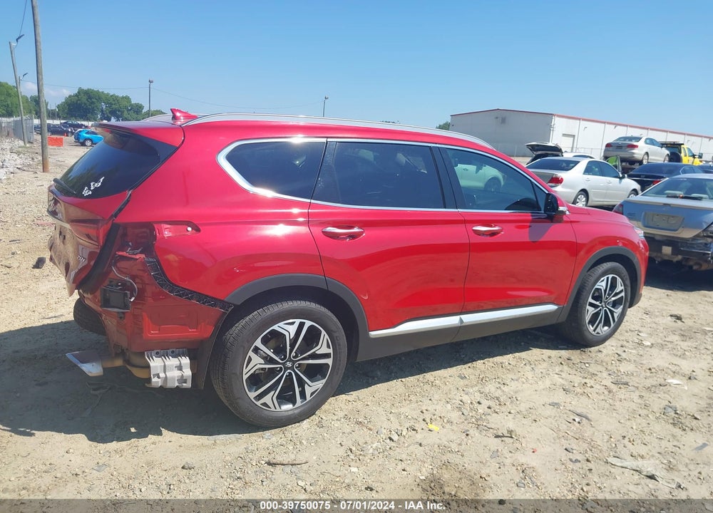 2019 HYUNDAI SANTA FE LIMITED 2.0T VIN: 5NMS53AA4KH067402
