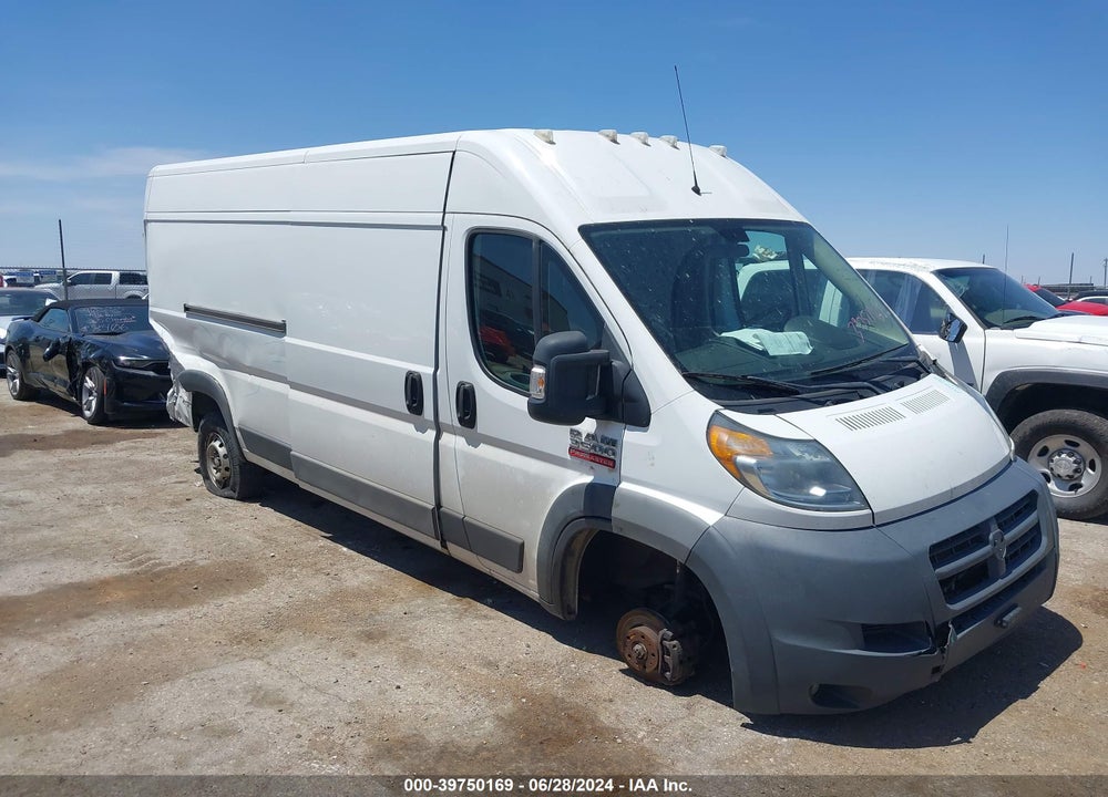 2017 RAM PROMASTER 3500 CARGO VAN HIGH ROOF 159 WB EXT VIN: 3C6URVJGXHE528123