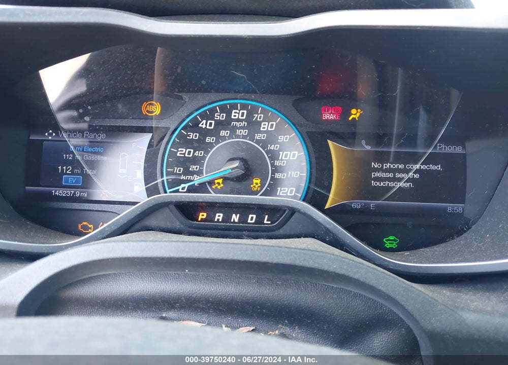 2013 FORD C-MAX ENERGI SEL VIN: 1FADP5CU3DL516517