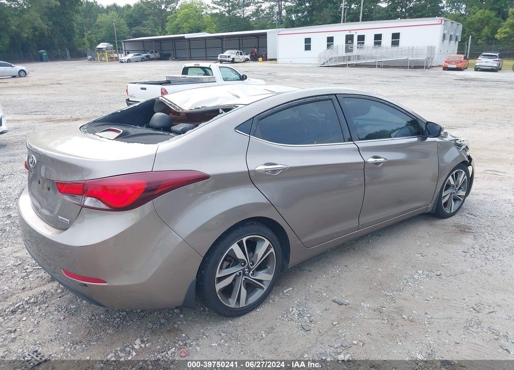 2015 HYUNDAI ELANTRA LIMITED VIN: 5NPDH4AE6FH623114