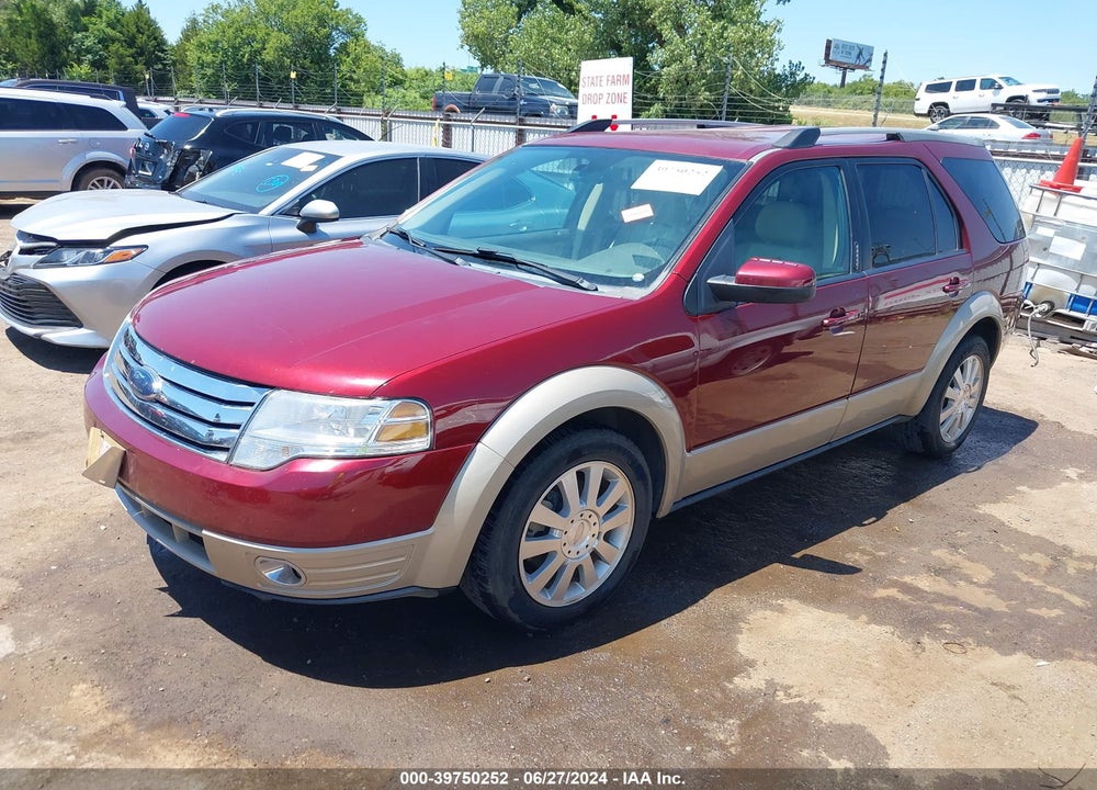 2008 FORD TAURUS X EDDIE BAUER VIN: 1FMDK07W58GA25898