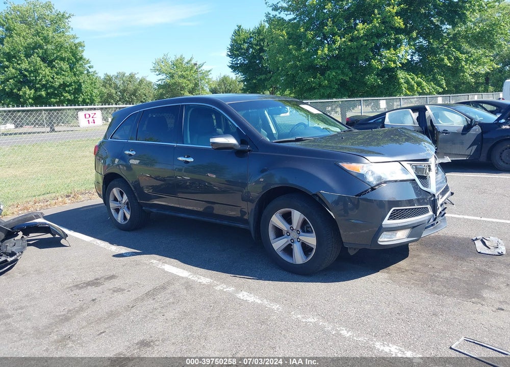 2013 ACURA MDX TECHNOLOGY PACKAGE VIN: 2HNYD2H42DH524305