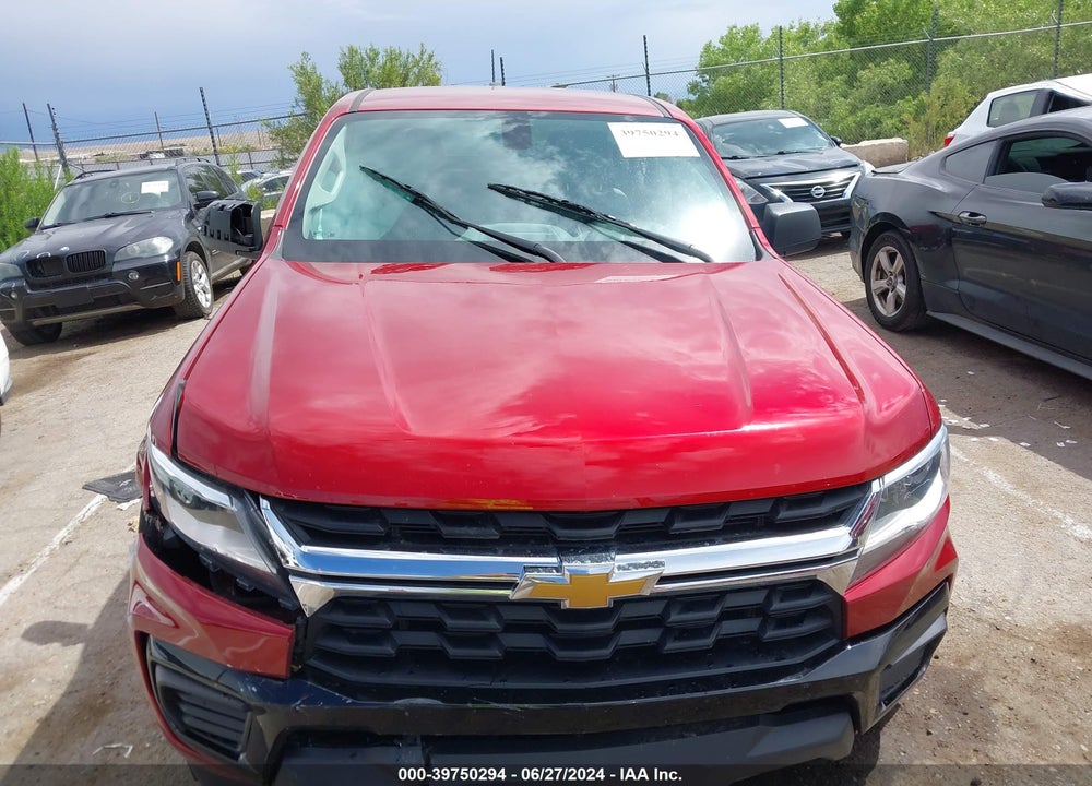 2021 CHEVROLET COLORADO 2WD SHORT BOX WT VIN: 1GCGSBEA8M1115046
