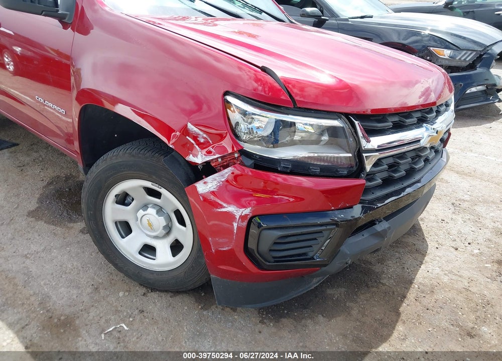 2021 CHEVROLET COLORADO 2WD SHORT BOX WT VIN: 1GCGSBEA8M1115046