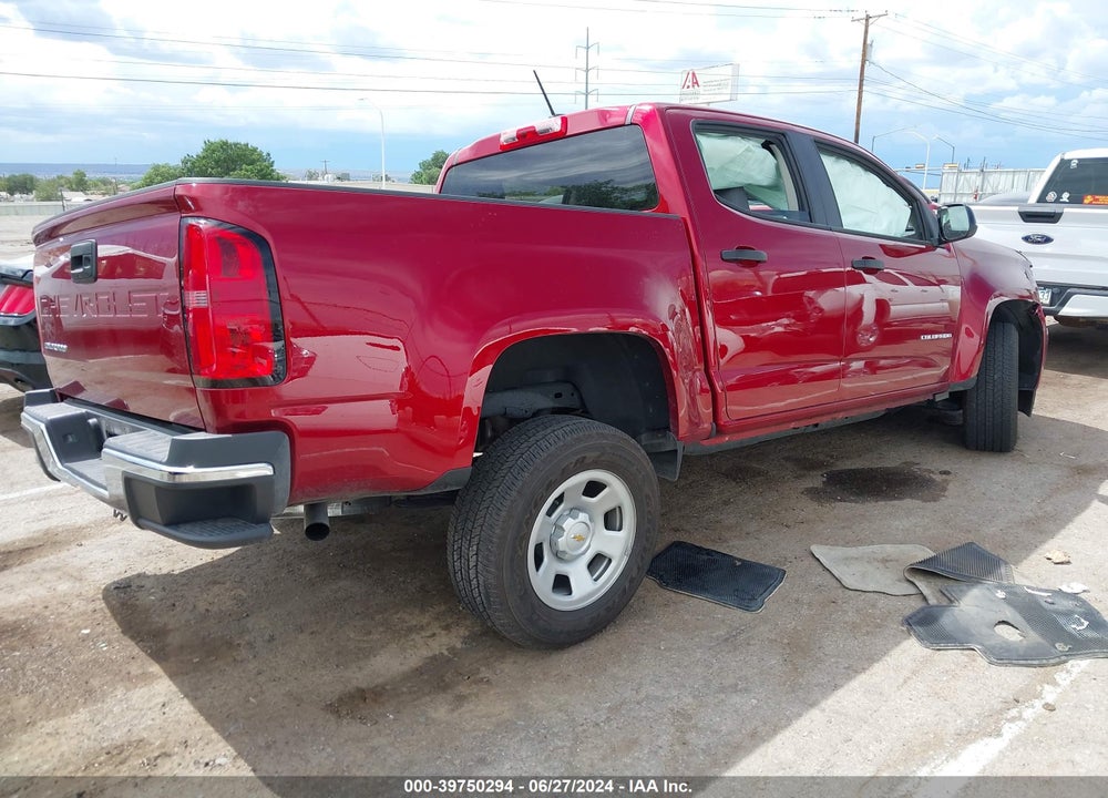2021 CHEVROLET COLORADO 2WD SHORT BOX WT VIN: 1GCGSBEA8M1115046