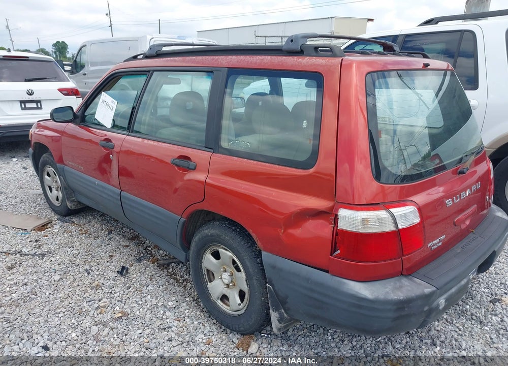 2001 SUBARU FORESTER L VIN: JF1SF63551H761052