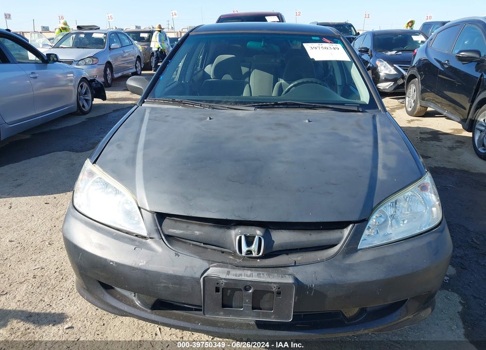 2005 HONDA CIVIC VP VIN: 1HGES16375L010605