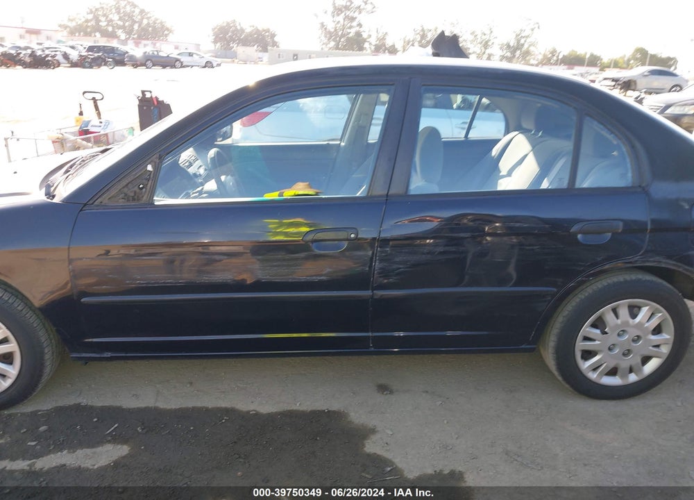 2005 HONDA CIVIC VP VIN: 1HGES16375L010605