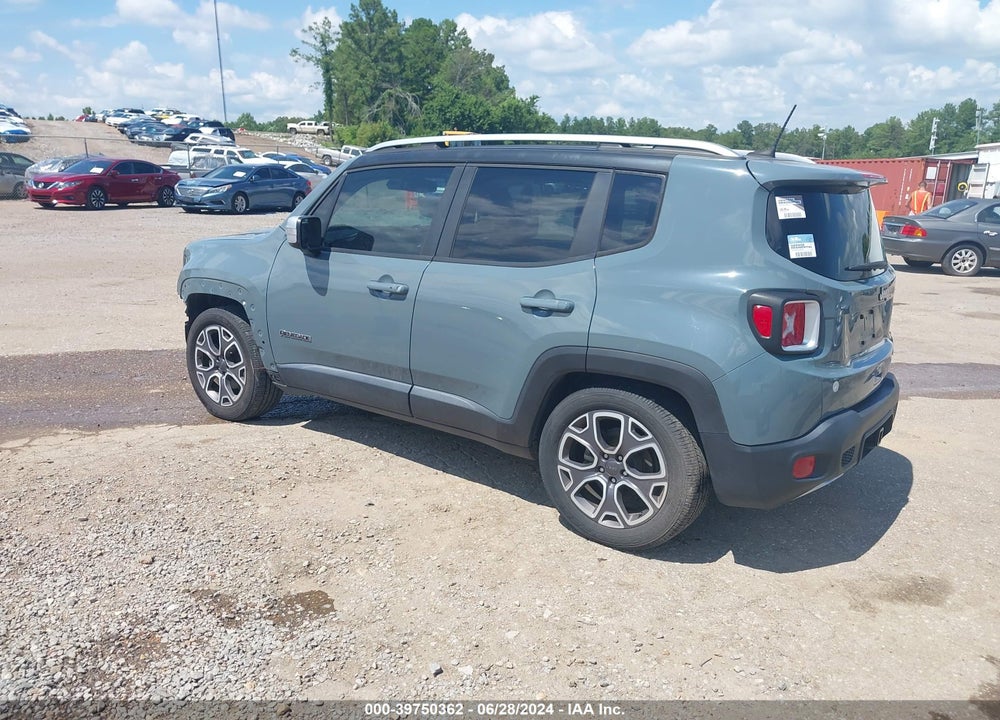 2018 JEEP RENEGADE LIMITED FWD VIN: ZACCJADB4JPH23129