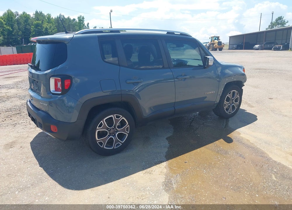 2018 JEEP RENEGADE LIMITED FWD VIN: ZACCJADB4JPH23129
