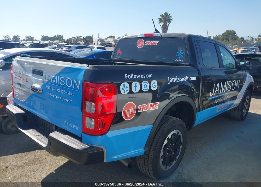 2021 FORD RANGER XL VIN: 1FTER4EH0MLD05732