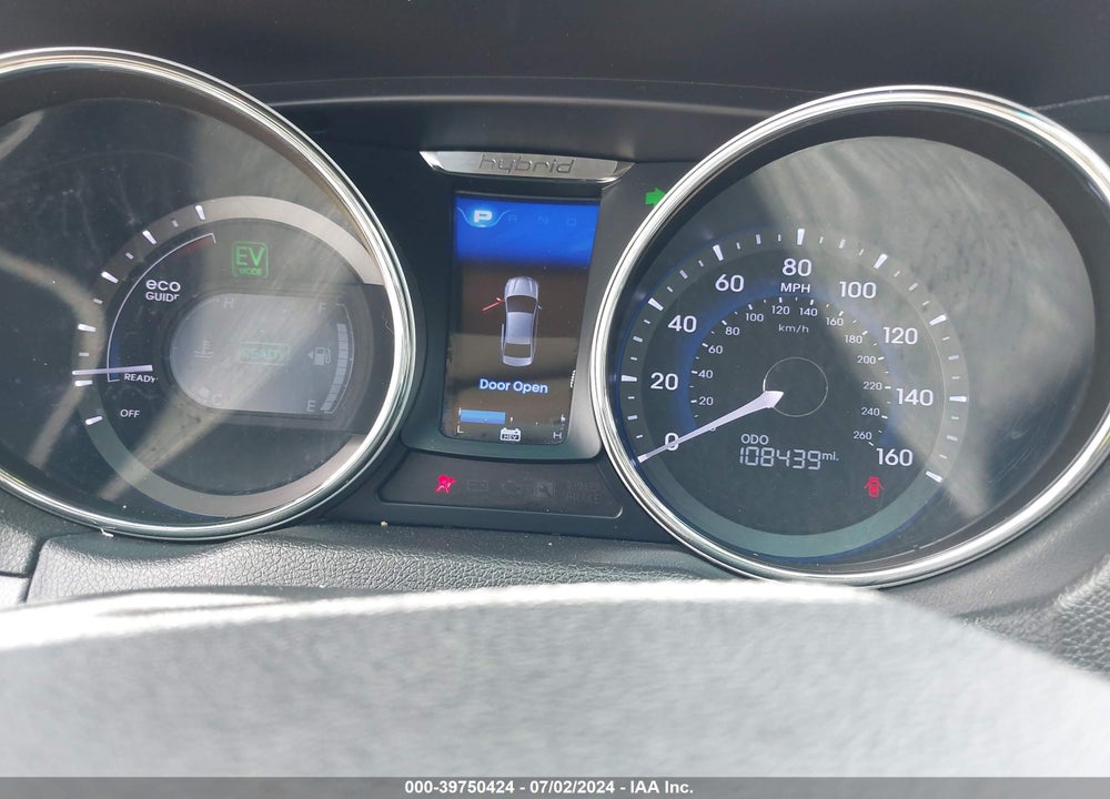 2012 HYUNDAI SONATA HYBRID VIN: KMHEC4A44CA047127