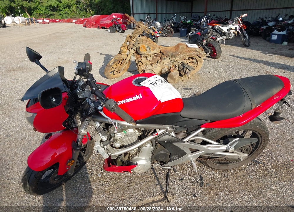 2007 KAWASAKI EX650 A VIN: JKAEXEA197A023748