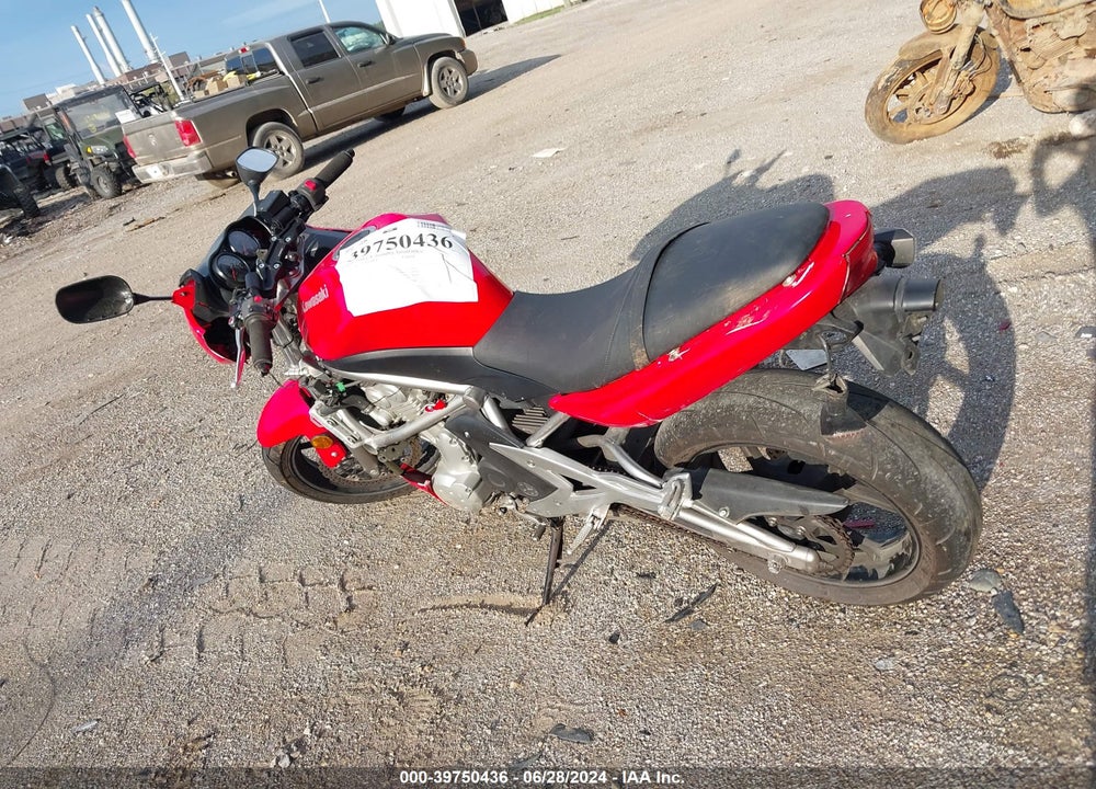 2007 KAWASAKI EX650 A VIN: JKAEXEA197A023748