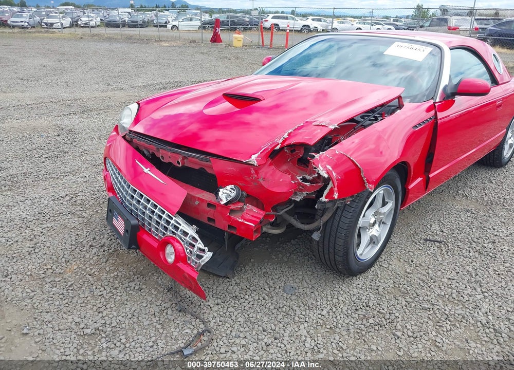 2002 FORD THUNDERBIRD VIN: 1FAHP60A62Y102519