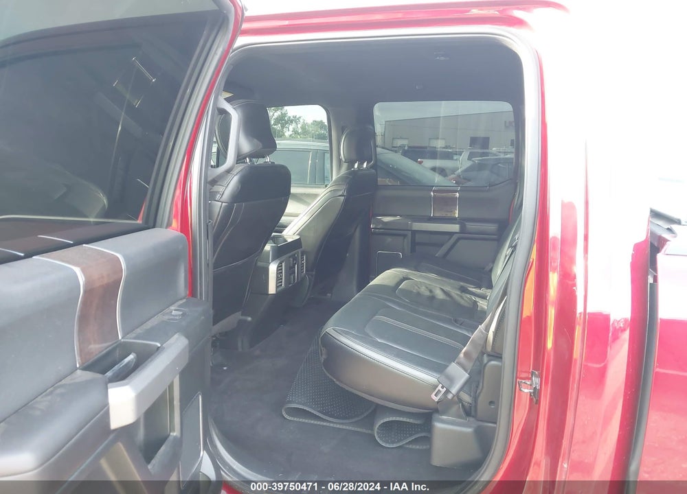 2016 FORD F-150 PLATINUM VIN: 1FTFW1EG5GFB25099